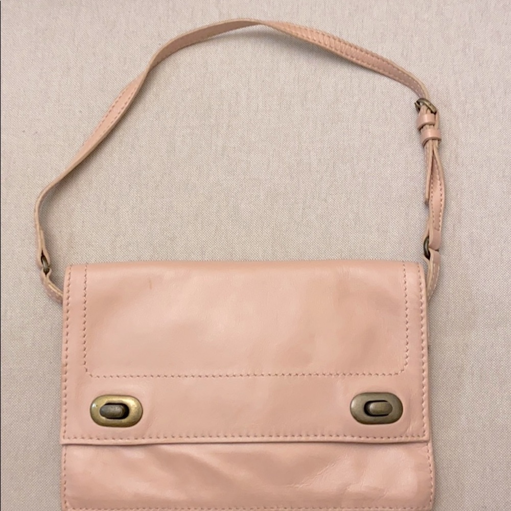 Mango clutch 100% Leather NWOT